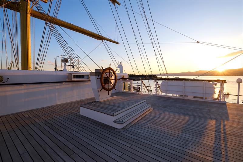 The world's largest square-rigged sailing vessel, Golden Horizon - photo © Tradewind Voyages