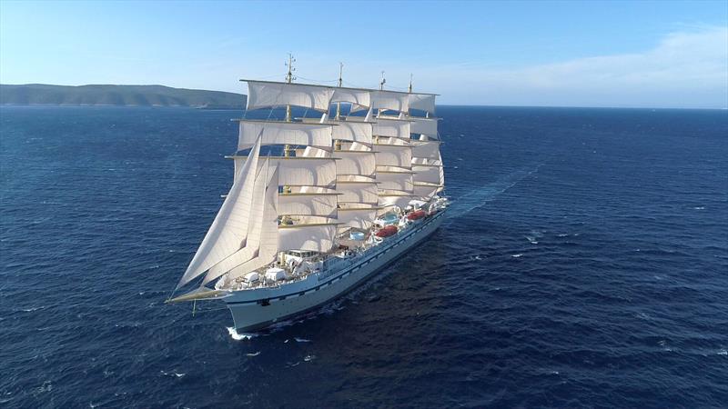 The world's largest square-rigged sailing vessel, Golden Horizon - photo © Tradewind Voyages