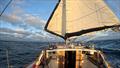 Poled out headsail in the Indian Ocean - Blue Moon II circumnavigation &copy; Tristan Gourlay