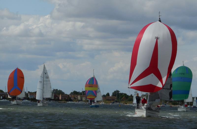 Cruisers during Blackwater Sailing Club Week