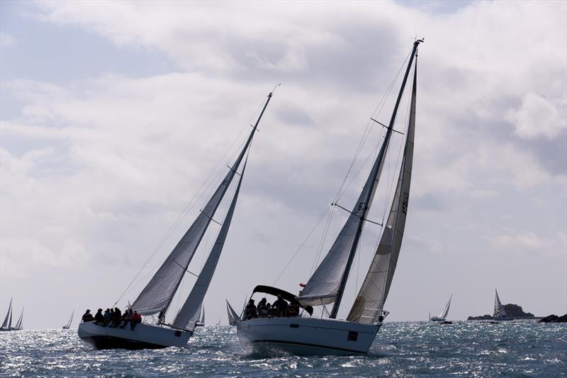 Upwind cruising on day 5 of Audi Hamilton Island Race Week photo copyright Andrea Francolini / Audi taken at Royal Hamilton Yacht Club and featuring the Cruising Yacht class
