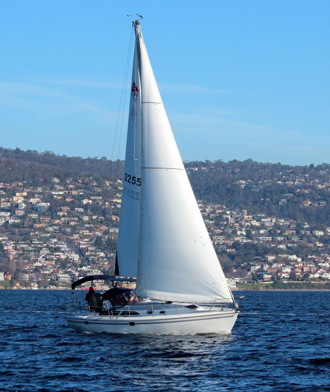 Nirvana wins Division 3 - Bellerive YC Winter Race 3 on the River Derwent photo copyright Peter Watson taken at Bellerive Yacht Club and featuring the Cruising Yacht class
