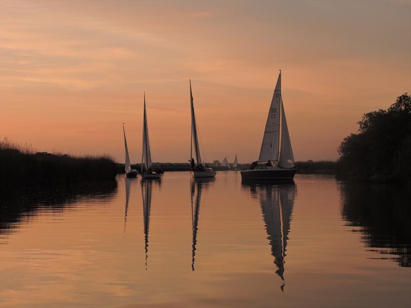 57th Navigators & General Three Rivers Race photo copyright Holly Hancock taken at Horning Sailing Club and featuring the Cruising Yacht class