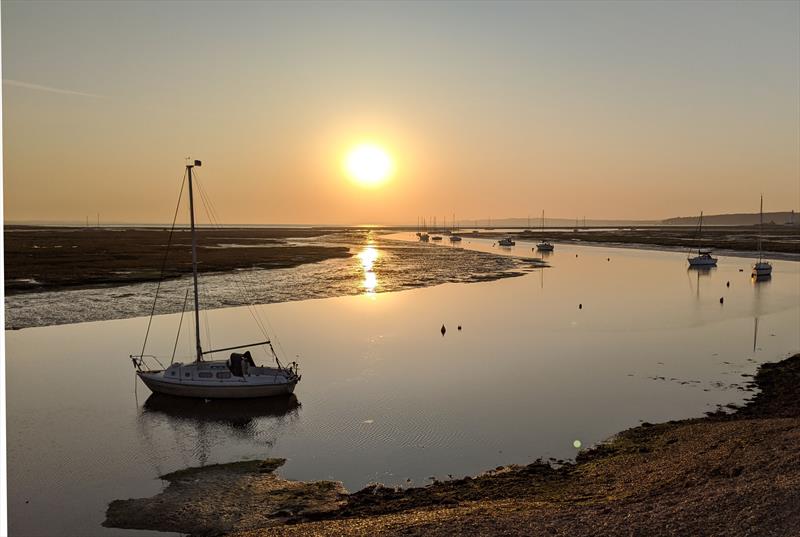 A late April morning at Hurst Castle, looking towards the Solent photo copyright Mark Jardine taken at  and featuring the Cruising Yacht class