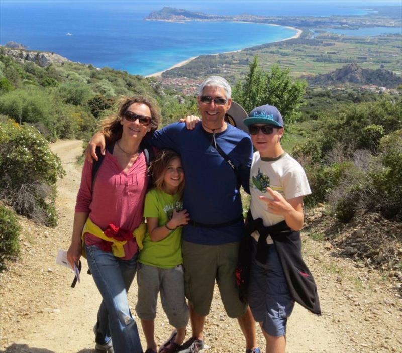 Bill Eisenhauer and Gabriela Hirt with their kids photo copyright Bluewater Cruising Association taken at  and featuring the Cruising Yacht class