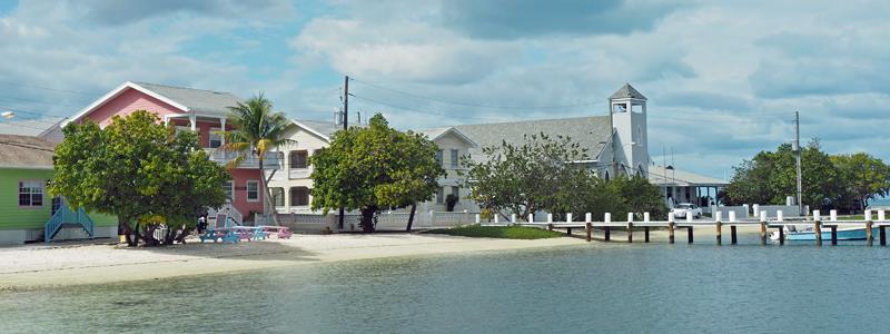 New Plymouth Town, Green Turtle Cay photo copyright SV Crystal Blues taken at  and featuring the Cruising Yacht class