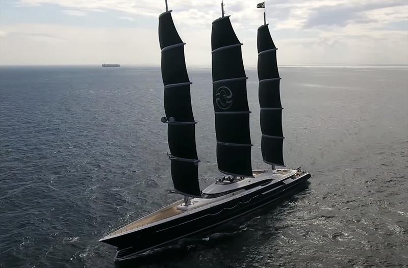 Black Pearl, the world's largest sailing yacht photo copyright Yacht Harbour taken at  and featuring the Cruising Yacht class