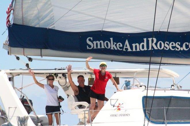 World ARC 2018: Galapagos Leg 4 - Start - Smoke and Roses - photo © World Cruising