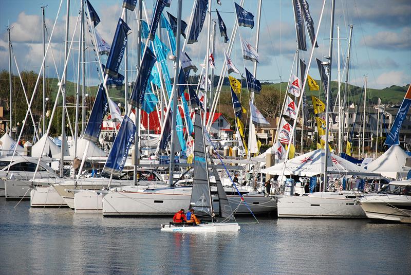 Pacific Sail and Power Boat Show photo copyright Monique Selvester taken at  and featuring the Cruising Yacht class