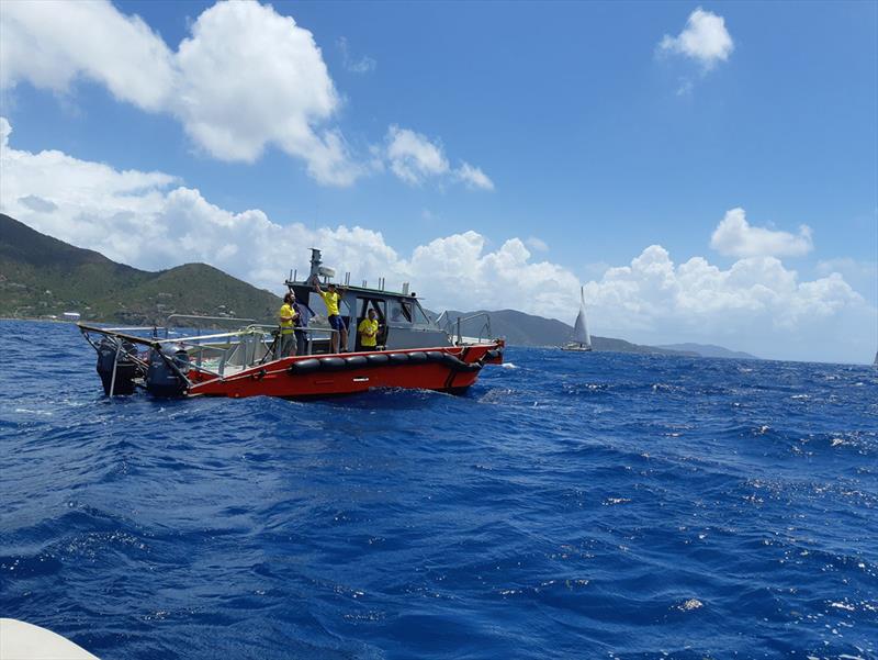 ARC Europe 2018 - Nanny Cay - Start boat photo copyright World Cruising taken at  and featuring the Cruising Yacht class