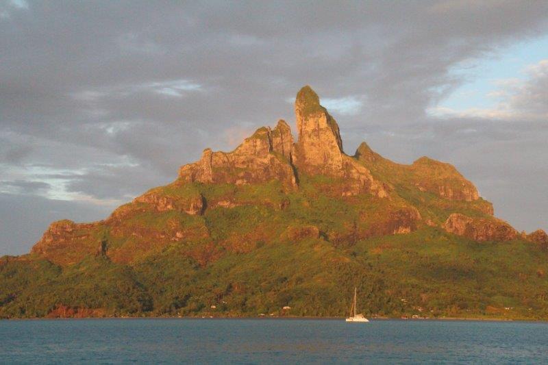 2018 World ARC - Sunrise over Mount Otemanu - Bora Bora photo copyright World Cruising taken at  and featuring the Cruising Yacht class