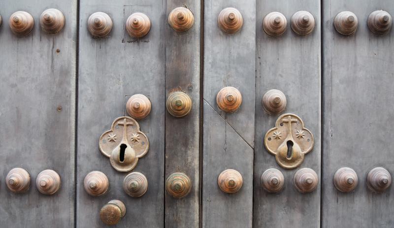 Beautiful Spanish doors photo copyright Neil Langford, SV Crystal Blues taken at  and featuring the Cruising Yacht class