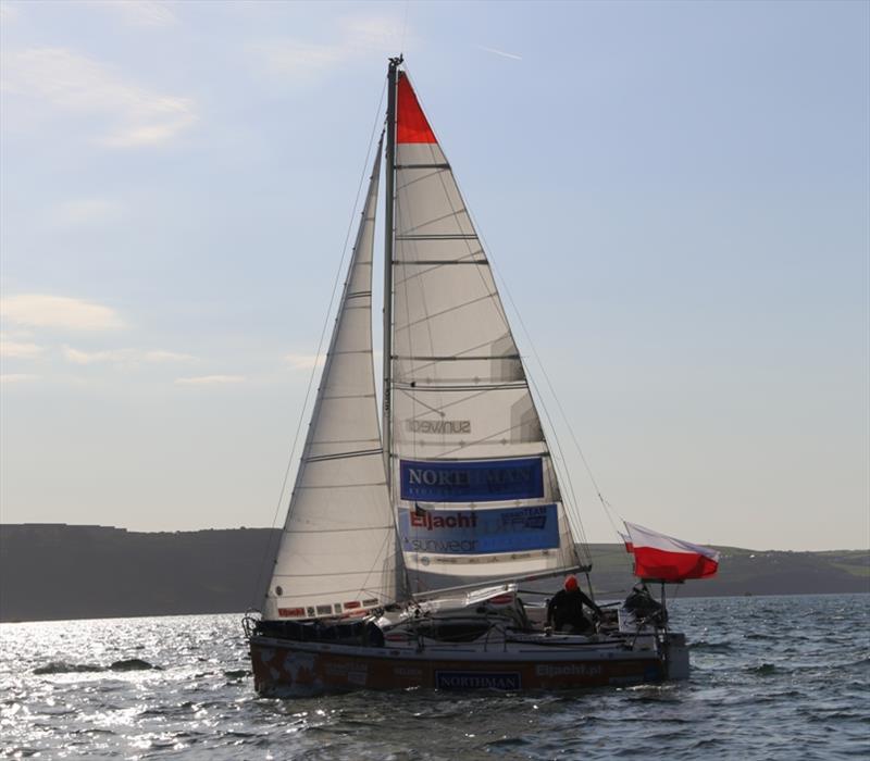 The finish of the journey around the world photo copyright Marek Makowski taken at  and featuring the Cruising Yacht class