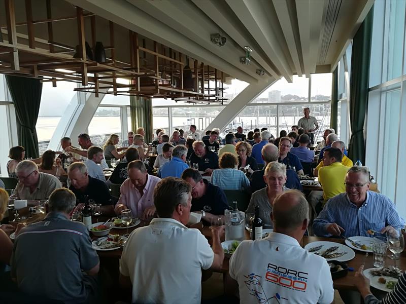 2018 ARC Portugal: Leg 4 - Dinner photo copyright World Cruising taken at  and featuring the Cruising Yacht class