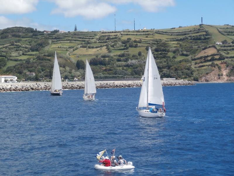 Running down the line - 2018 OCC Azores Pursuit Rally photo copyright Ocean Cruising Club taken at Ocean Cruising Club and featuring the Cruising Yacht class