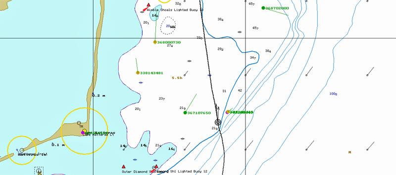 A Busy Waterway, However The AIS Fish Beacons Give Me Great Fears photo copyright SV Crystal Blues taken at  and featuring the Cruising Yacht class