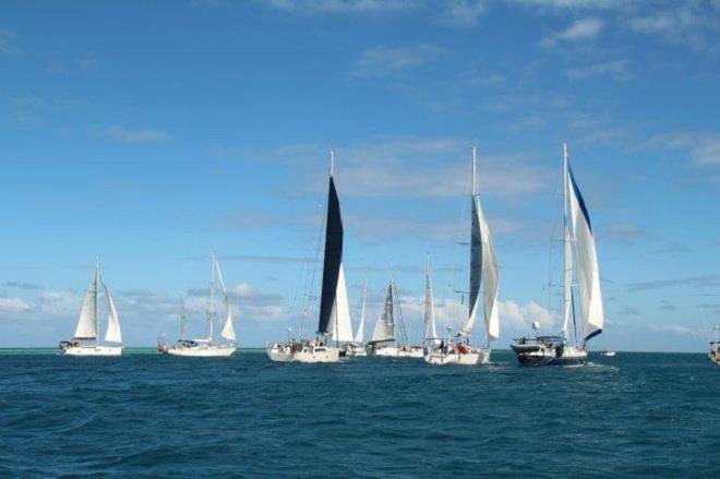 2018-19 World ARC fleet depart Fiji photo copyright World Cruising taken at  and featuring the Cruising Yacht class