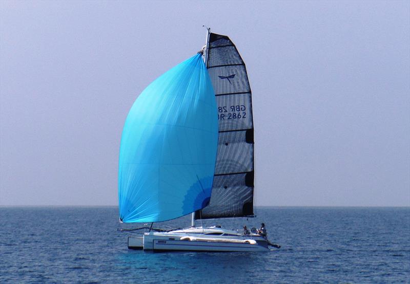 23rd Waller Harris two-handed Triangle Race - leg 2 photo copyright Bill Harris taken at Royal Channel Islands Yacht Club and featuring the Cruising Yacht class