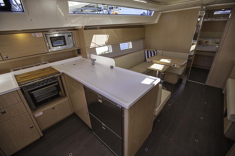 Galley and Main Saloon of the new Bavaria C45 Style Version - photo © John Curnow
