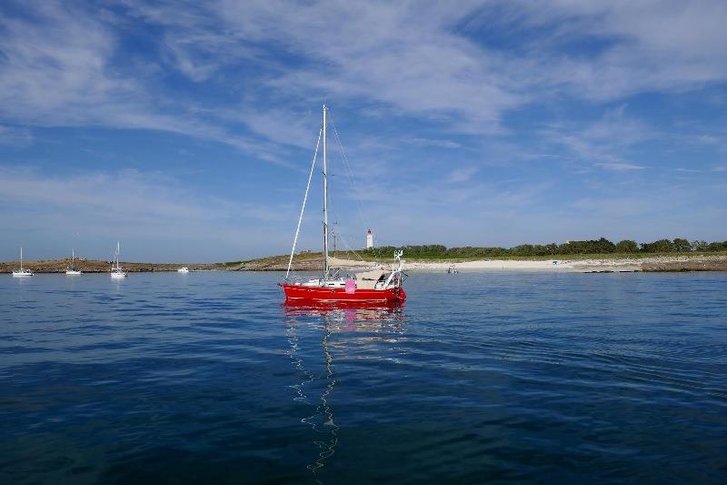 Red Roo (Australia.) anchored and Il de Glennan with Taipan photo copyright SV Taipan taken at  and featuring the Cruising Yacht class