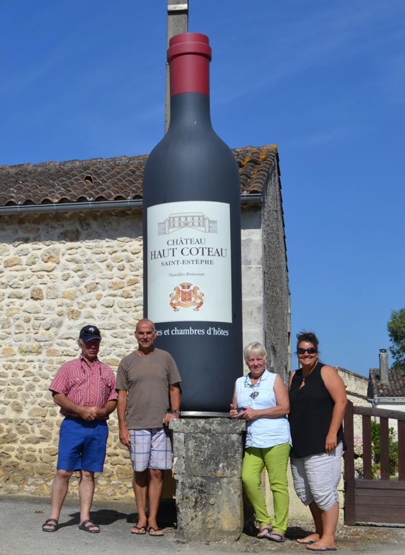 David Phil Me and Maree. Wine tourists. Bordeaux photo copyright SV Taipan taken at  and featuring the Cruising Yacht class