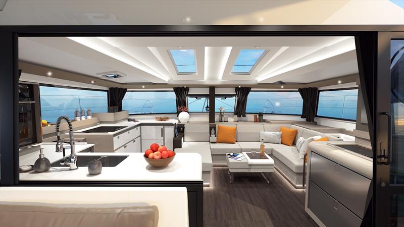 Fountaine Pajot has just released the New 45 sailing catamaran and 11 orders have already been placed in Australia photo copyright Kate Elkington taken at  and featuring the Cruising Yacht class