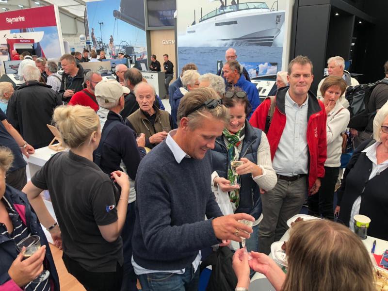 110th Anniversary celebrations on the CA stand photo copyright Stef Goodwin taken at  and featuring the Cruising Yacht class