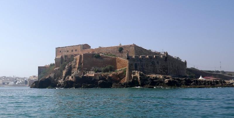 Entering Rabat past this spectacular fort photo copyright SV Taipan taken at  and featuring the Cruising Yacht class