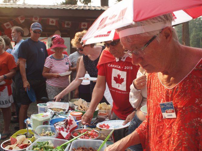 Tasty treats at BCA potluck photo copyright Jennifer Handley taken at  and featuring the Cruising Yacht class