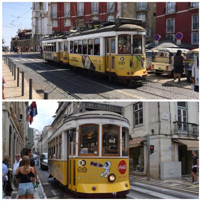 Lisbon Trams photo copyright SV Red Roo taken at  and featuring the Cruising Yacht class