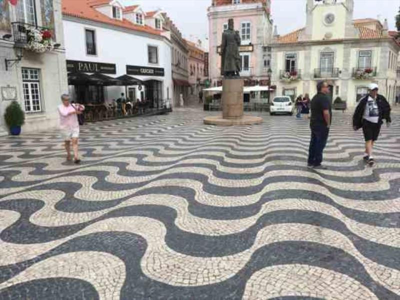 Portuguese Pavers - Cascais photo copyright SV Red Roo taken at  and featuring the Cruising Yacht class