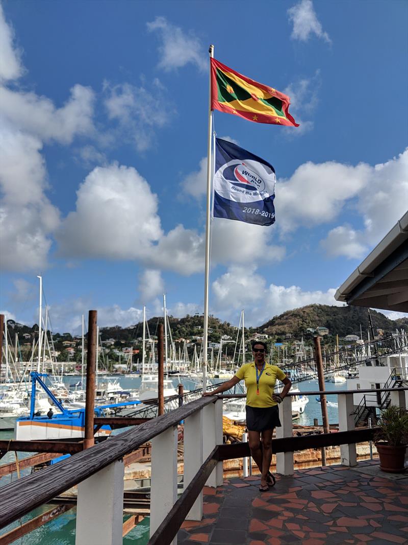 Peta from Rally Control at the Grenada Yacht Club - World ARC 2018-19 photo copyright World ARC taken at  and featuring the Cruising Yacht class