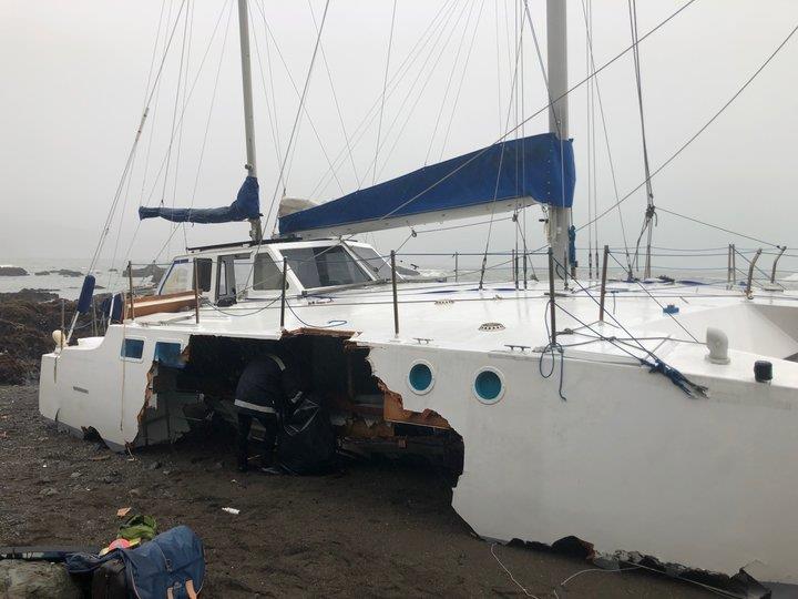 What's left of the Midnight Sun photo copyright Cheryl Antony taken at  and featuring the Cruising Yacht class