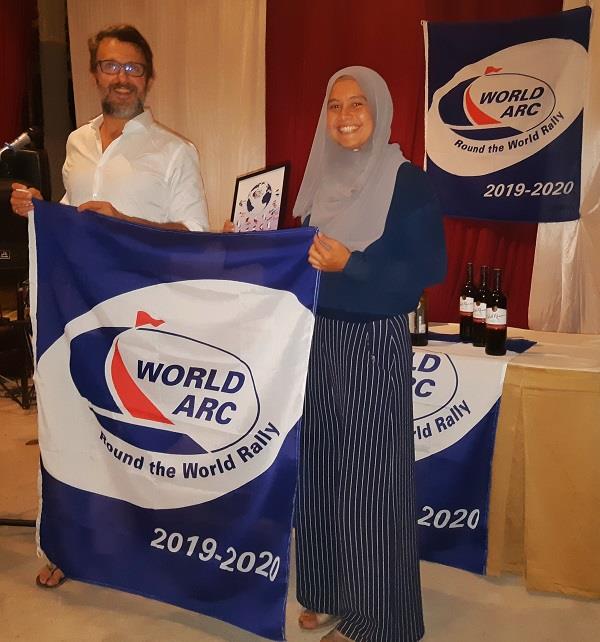 World ARC 2019-20-  PrizeGiving - Soraya Marina Stephano photo copyright World Cruising taken at  and featuring the Cruising Yacht class