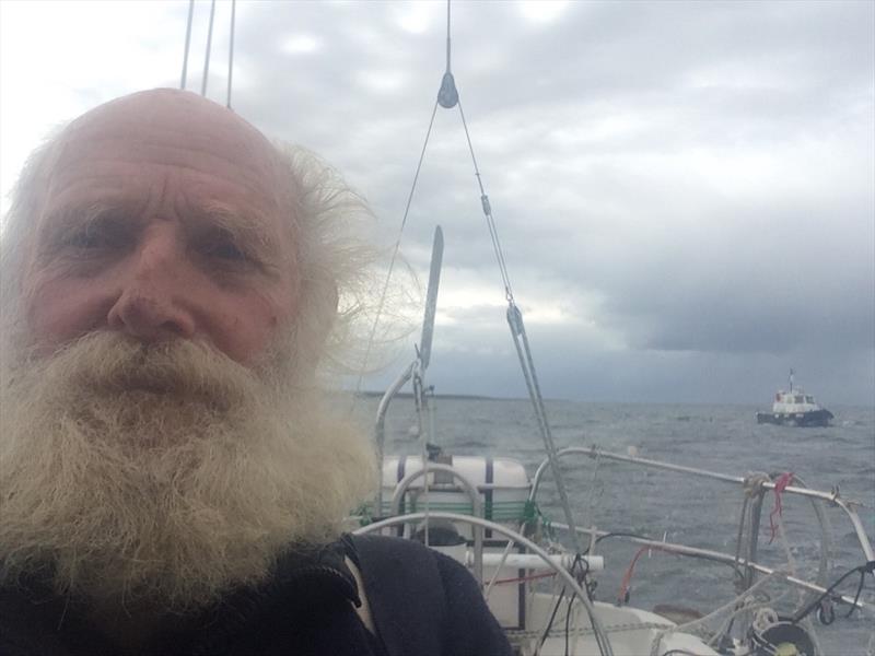 Bill Hatfield aboard L'Eau Commotion, 2020 photo copyright Daria Blackwell taken at Ocean Cruising Club and featuring the Cruising Yacht class