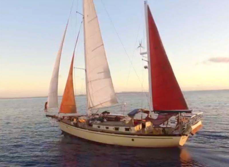 SV Rosalie Clare under sail in New Zealand photo copyright Sea Stewardship taken at  and featuring the Cruising Yacht class