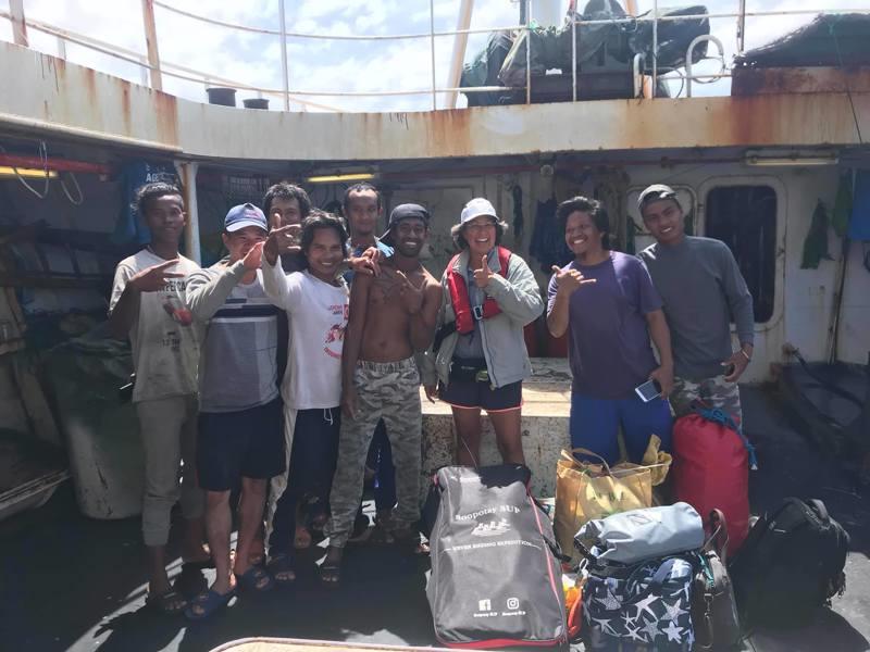 One Tree Island crew photo copyright Daria Blackwel taken at Ocean Cruising Club and featuring the Cruising Yacht class