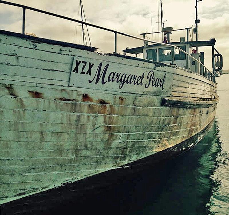 Margaret pearl before the work began photo copyright Wooden Boat Shop taken at Queenscliffe Lonsdale Yacht Club and featuring the Cruising Yacht class