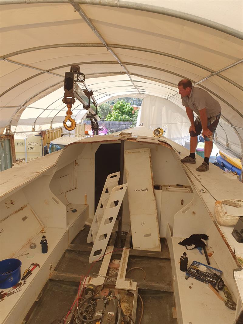 J-Bird III Restoration Series photo copyright Ian Thomson taken at  and featuring the Cruising Yacht class