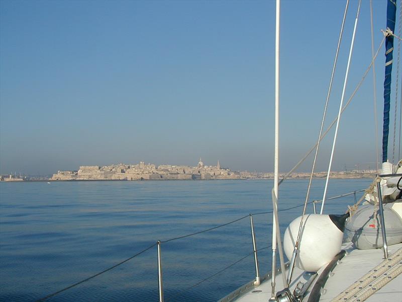 Malta arrival at Dawn - photo © Hugh & Heather Bacon