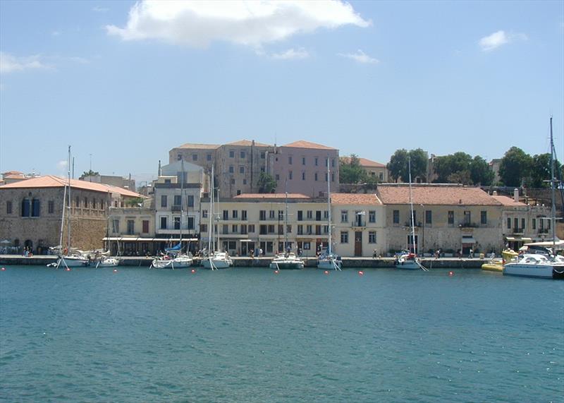 Town dock Hania photo copyright Hugh & Heather Bacon taken at  and featuring the Cruising Yacht class