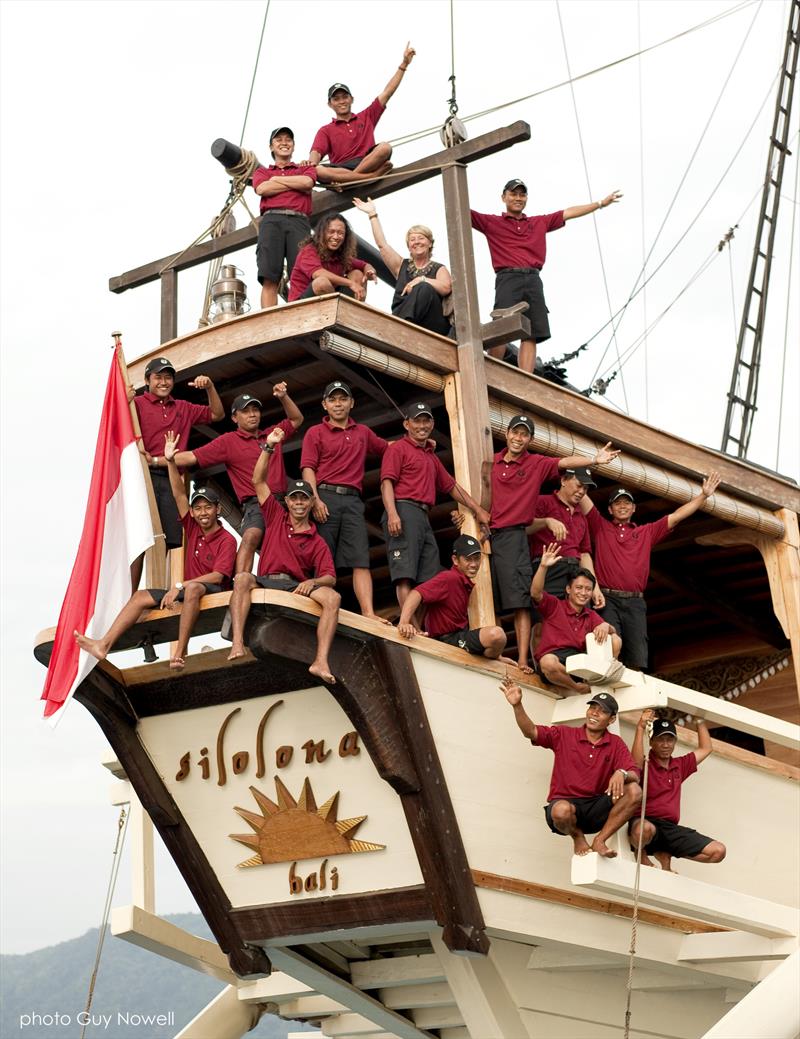 Ibu Patti Seery's other family - Silolona crew photo copyright Guy Nowell taken at  and featuring the Cruising Yacht class