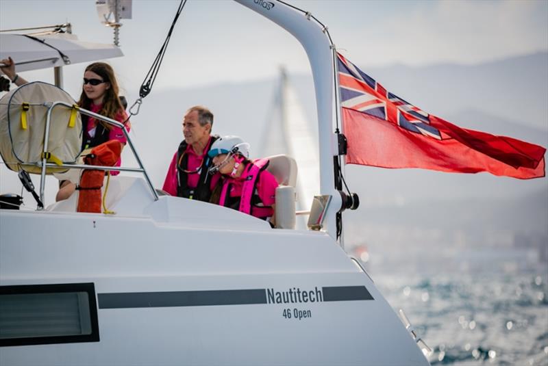 (Left to Right, Rachel Lambert (Sister) Gary Lambert (Dad) & Natasha Lambert.) taken James Mitchell – World Cruising Club photo copyright James Mitchell taken at  and featuring the Cruising Yacht class