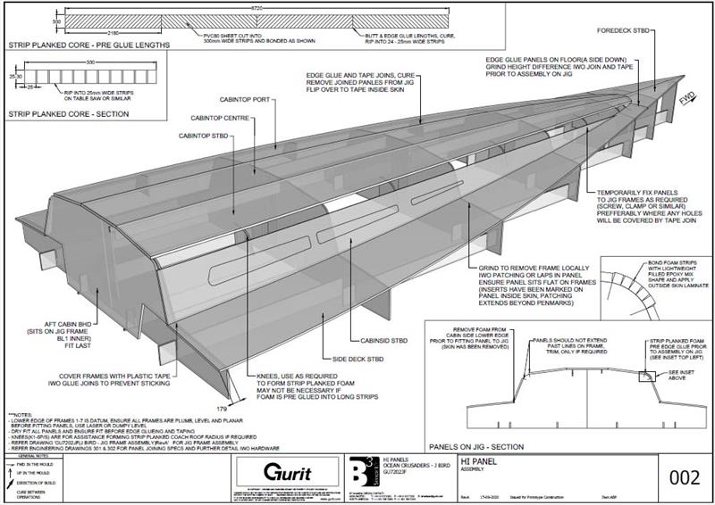 J-Bird III Restoration Series - Hi Panel Layout photo copyright Ian Thomson taken at  and featuring the Cruising Yacht class