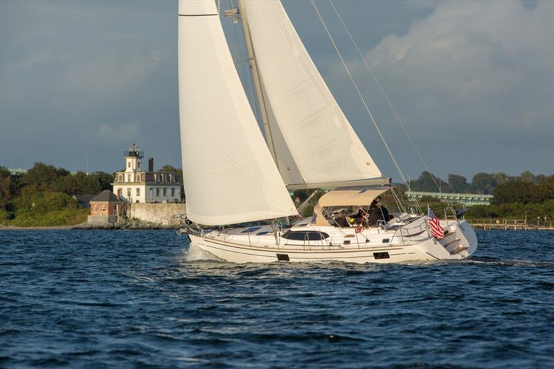 Hylas 48 in Newport RI photo copyright Billy Black taken at  and featuring the Cruising Yacht class