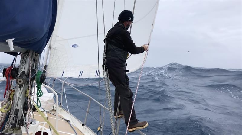 Randall Reeves aboard Moli - photo © Image courtesy of Randall Reeves