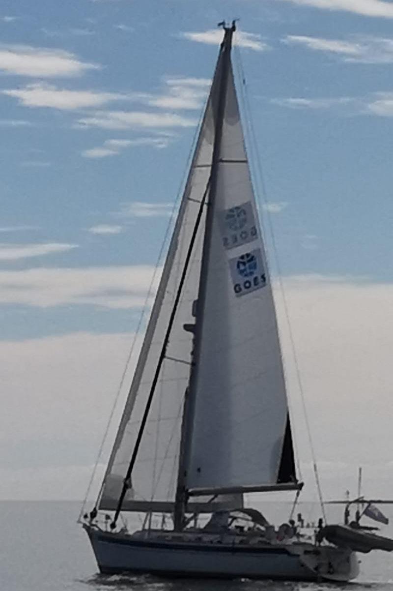 GOES Research yacht 'Copepod' sailing down to the Algarve and testing the best water sampling and analysis methods photo copyright GOES Foundation taken at Ocean Cruising Club and featuring the Cruising Yacht class