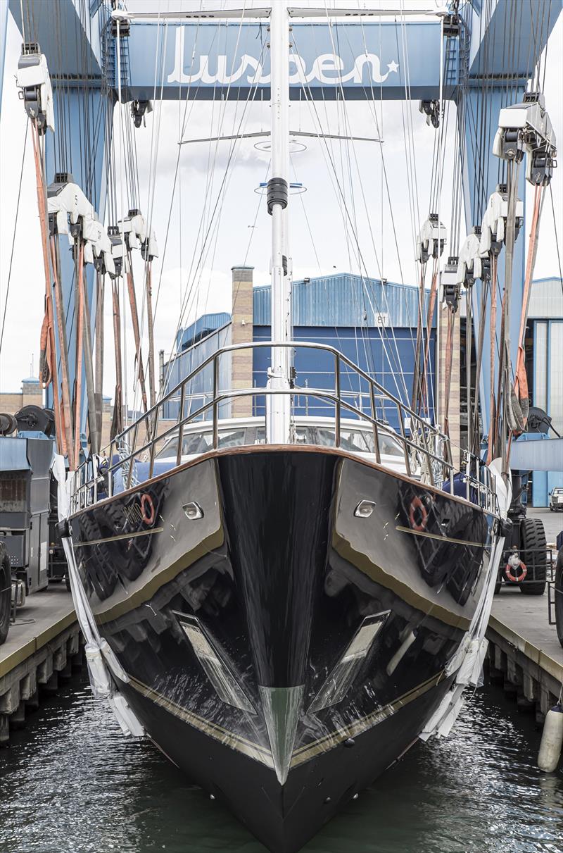 Morning Glory launch at Lusben shipyard photo copyright Lusben taken at  and featuring the Cruising Yacht class