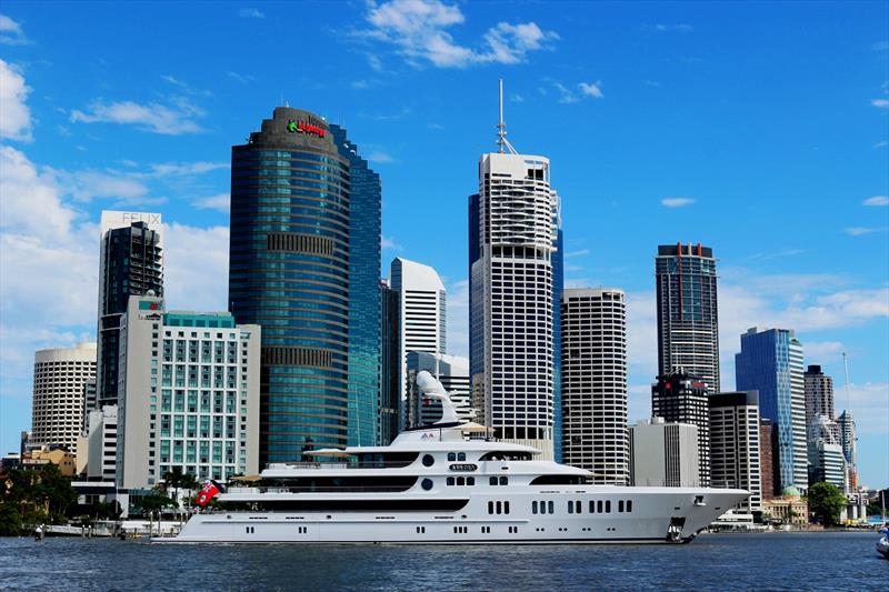 Aurora in Brisbane photo copyright Nick Thorowgood taken at  and featuring the Cruising Yacht class