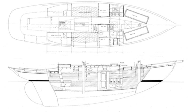 Malabar II plan - photo © Southern Woodenboat Sailing